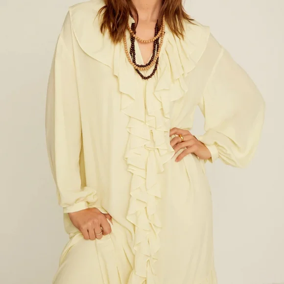 🔥Last 1🔥 MANGO Flowy maxi dress - Picture 4 of 10